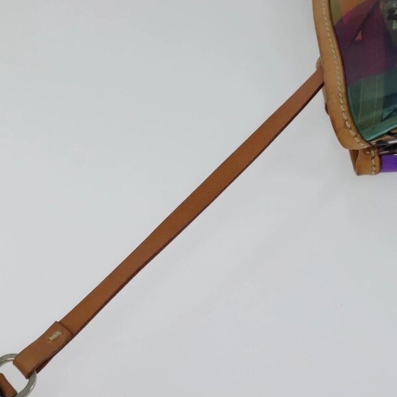 PRADA Tote Bag Vinyl Leather Clear Multicolor Silver - Picture 10 of 15